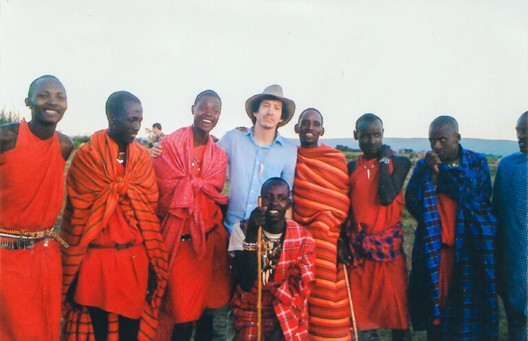 Pablo Starr with the Maasai